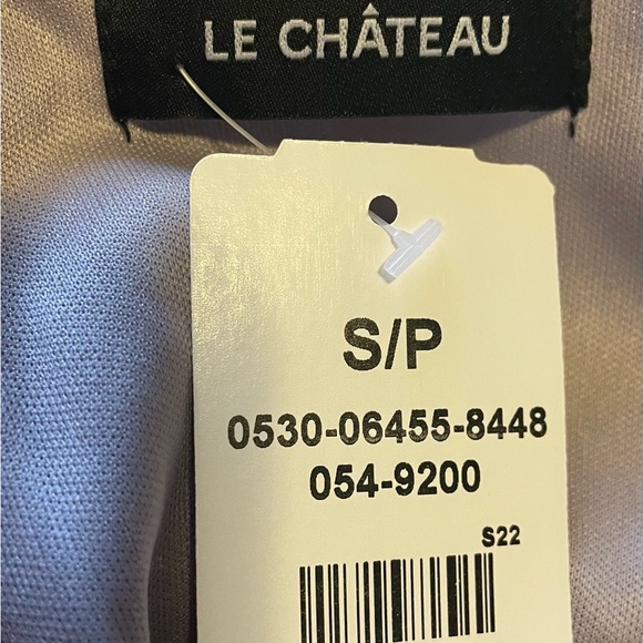 Purple/violet cocktail wedding or work dress le chateau small - Picture 6 of 8